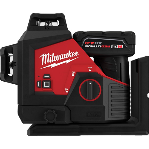M12 360-Degree 3-Plane Cordless Laser Kit, 125' (38.1 m), 530 Nm Infinity Industrial Services Inc.
