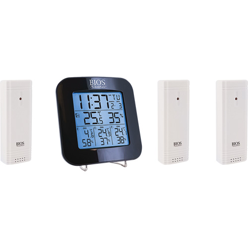 Station m&eacute;t&eacute;orologique sans fil avec 3 capteurs, Sans contact, Num&eacute;rique, 40-158°F (-40-70°C) Infinity Industrial Services Inc.