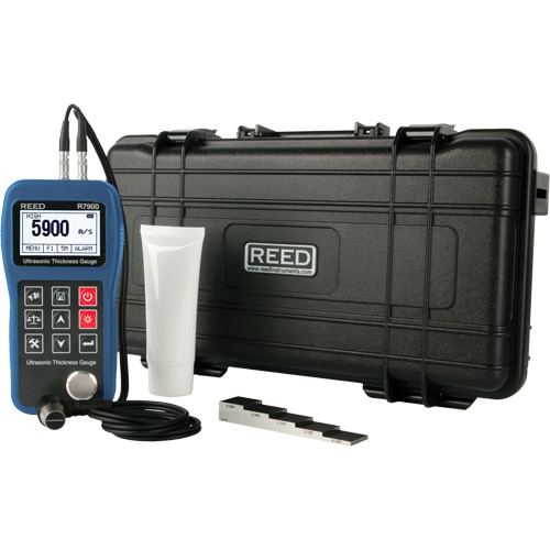 Thickness Gauge Kit, Digital Display, Ultrasound, 0.03" - 15.7" (0.65 mm - 400.0 mm) Range Infinity Industrial Services Inc.