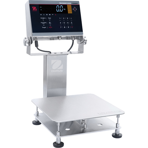 Defender 6000 Washdown Bench Scale, 50 lbs. Capacity, 11-4/5" L x 11-4/5" W Infinity Industrial Services Inc.