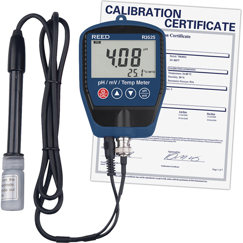 pH/mV Meter with Temperature with Calibration Certificate Infinity Industrial Services Inc.