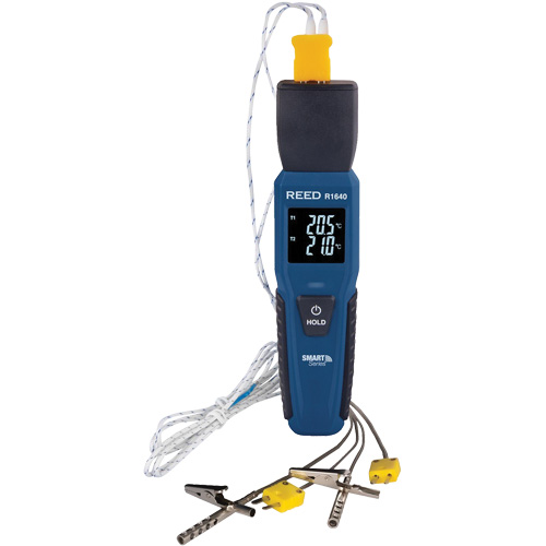 R1640 Smart Series Thermocouple Thermometer with Oven/Freezer Thermocouple Probes, Contact, Digital, 32-122°F (0-50°C) Infinity Industrial Services Inc.