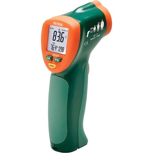Wide Range Mini IR Thermometer, Non-Contact, Digital, -25-1200°F (-50-650°C) Infinity Industrial Services Inc.
