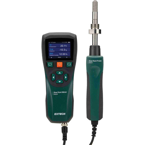 Dew Point Meter, 0 - 100% Moisture Range, 14°- 140° F ( -10° - 60° C ) Temperature Range Infinity Industrial Services Inc.