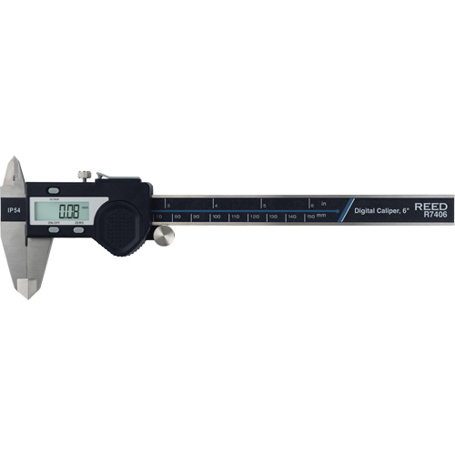 Pied &agrave; coulisse num&eacute;rique de 6" (150 mm), R&eacute;solution de 0,0005" (0,01 mm), 0" - 6" (0 mm - 150 mm) gamme de mesure Infinity Industrial Services Inc.