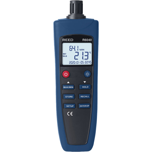Psychrometer/Thermo-Hygrometer, 0% - 99.9% RH, -4°- 158° F ( -20° - 70° C ) Infinity Industrial Services Inc.