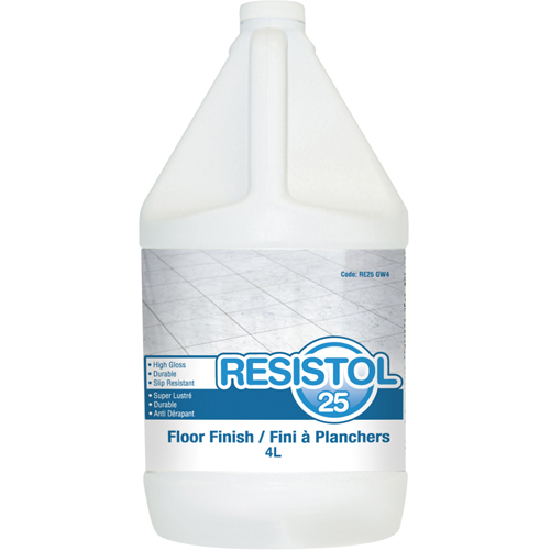 Resistol 25 Floor Finishes, 4 L, Jug Infinity Industrial Services Inc.