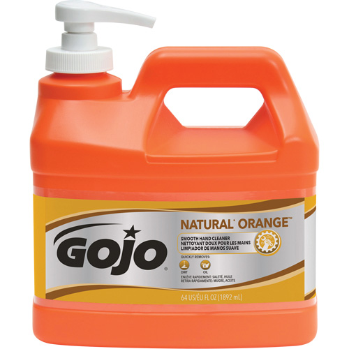 Nettoyant &agrave; mains Natural Orange, Cr&egrave;me, 1,89 L, Bouteille &agrave; pompe, Agrumes/Orange Infinity Industrial Services Inc.