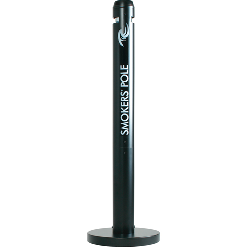 Smokers' Pole Cigarette Receptacle, Free-Standing, Aluminum, 41" Height Infinity Industrial Services Inc.