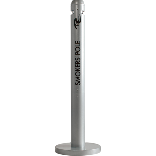 Cendriers Smokers' Pole, Sur pied, Aluminium, Hauteur 41" Infinity Industrial Services Inc.