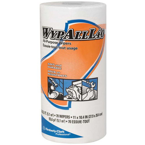 L40 Disposable Towels, All-Purpose, 11" L x 10-1/2"/10-2/5" W Infinity Industrial Services Inc.
