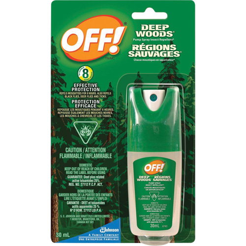 OFF! Deep Woods&reg; Insect Repellent, 25% DEET, Spray, 30 ml Infinity Industrial Services Inc.