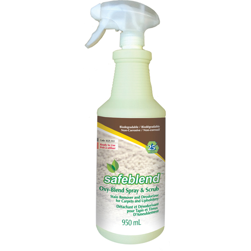 D&eacute;tachant & d&eacute;sodorisant pour les tapis et meubles rembourr&eacute;s, 950 ml, Bouteille &agrave; g&acirc;chette Infinity Industrial Services Inc.