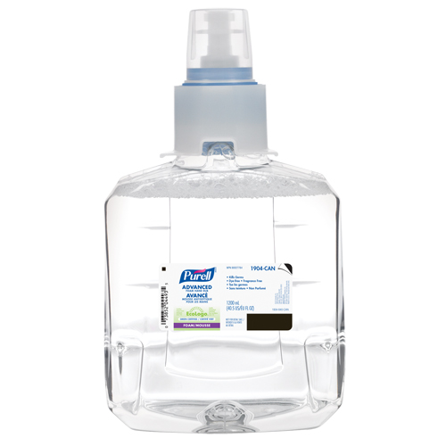 LTX-12 Advanced Foam Hand Sanitizer, 1200 ml, Cartridge Refill, 70% Alcohol Infinity Industrial Services Inc.