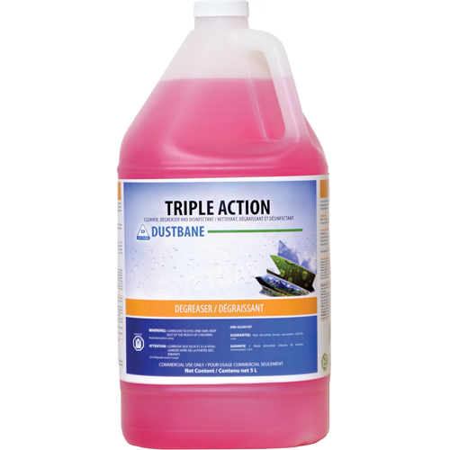 Action triple - nettoyant, d&eacute;graissant et d&eacute;sinfectant, 5 L, Cruche Infinity Industrial Services Inc.