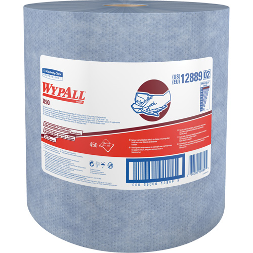 X90 Jumbo Roll Wipers, Heavy-Duty, 12-1/5" L x 12-2/5" W Infinity Industrial Services Inc.