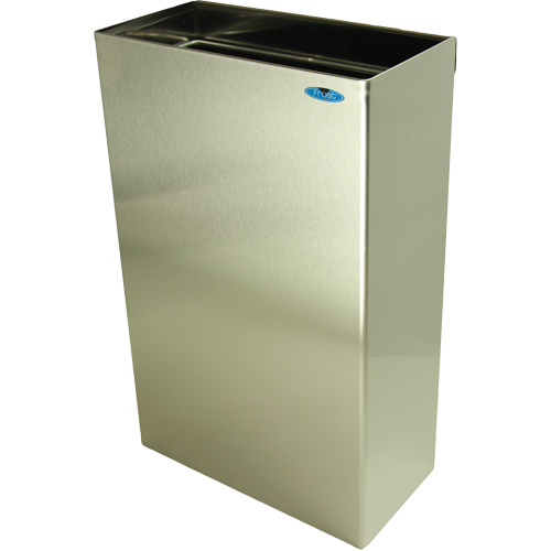 Wall Mounted Waste Receptacles, Stainless Steel, 11 US gal. Infinity Industrial Services Inc.