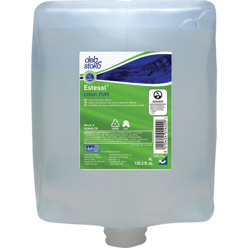 Estesol&reg; PURE Hand, Hair & Body Wash, Cream, 4 L, Refill, Fresh Scent Infinity Industrial Services Inc.