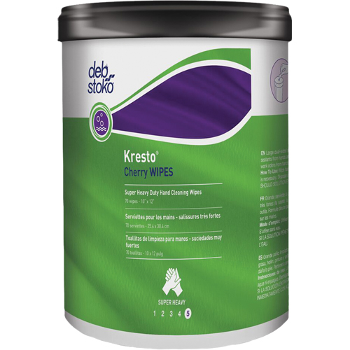 Kresto&reg; Cherry Wipes, 70 Wipes, 10" x 12" Infinity Industrial Services Inc.