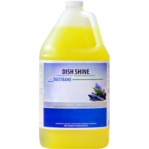 Dish Shine Detergent, Liquid, 5 L, Lemon Infinity Industrial Services Inc.
