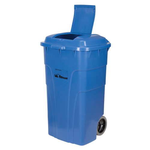 Roll Out Recycling Bin, Curbside, Polyethylene, 65 US gal. Infinity Industrial Services Inc.