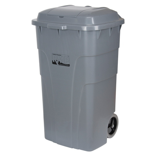Roll Out Garbage Bin, Polyethylene, 65 US gal. Infinity Industrial Services Inc.