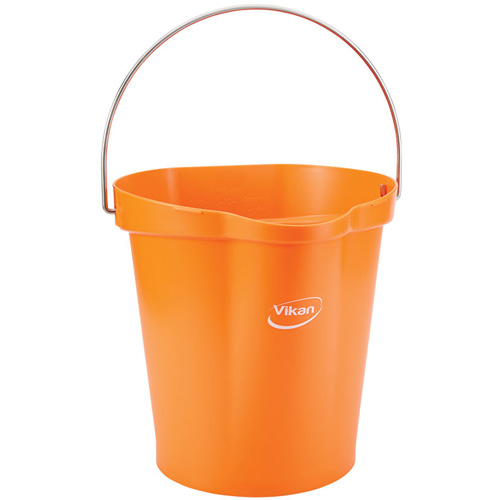 Seau hygi&eacute;nique pour service alimentaire, Tangerine, 3 gal. US Infinity Industrial Services Inc.