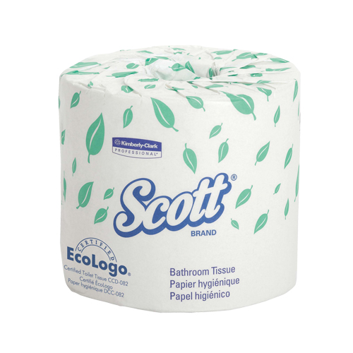 Scott&reg; Toilet Paper, 1 Ply, 550 Sheets/Roll, 403' Length, White Infinity Industrial Services Inc.