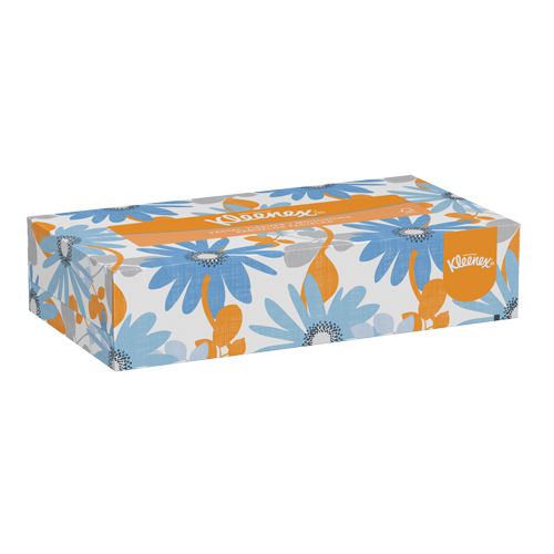 Papier-mouchoir Kleenex, 2 pli, 8" lo x 8-1/2" la, 125 feuilles/boîte Infinity Industrial Services Inc.