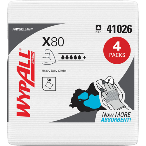 X80 Wipers, Heavy-Duty, 12-1/2" L x 12" W Infinity Industrial Services Inc.