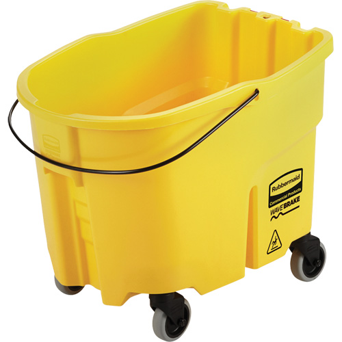 Seau pour vadrouille Wavebrake, Capacit&eacute; de 8.75 gal. US (35 pintes), Jaune Infinity Industrial Services Inc.