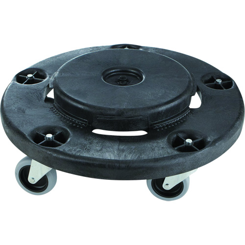 Socle roulant silencieux Brute, Poly&eacute;thyl&egrave;ne, Noir, Convient aux contenants 26-1/2" dia. Infinity Industrial Services Inc.