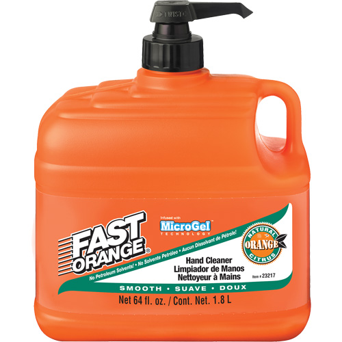 Hand Cleaner, Lotion, 1.89 L, Pump Bottle, Orange Infinity Industrial Services Inc.