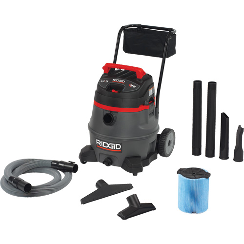 Aspirateur industriel avec chariot NXT, Secs-humides, 6 CV, 14 gal. US (53 litres) Infinity Industrial Services Inc.