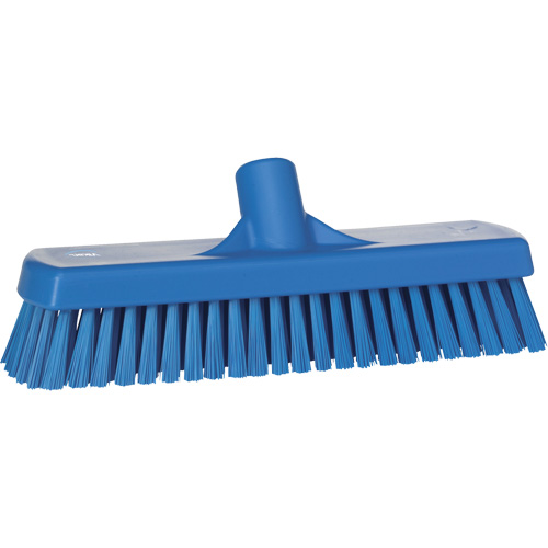 Deck & Wall Scrub Brush, Stiff Bristles, 12", Polyester, Blue Infinity Industrial Services Inc.