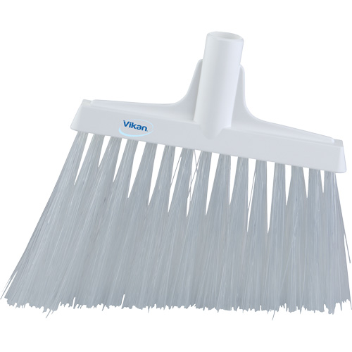 Angle Broom Head, X-Coarse Bristles, 12", Polyester, White Infinity Industrial Services Inc.
