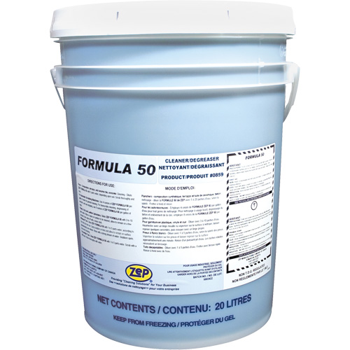 Nettoyant alcalin pour gros travaux Formula 50, 20 L, Seau Infinity Industrial Services Inc.