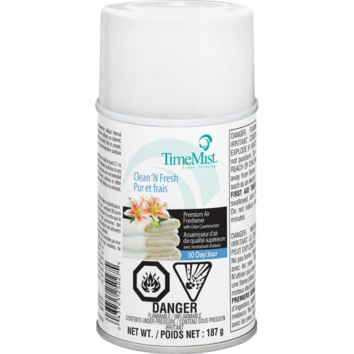 TimeMist&reg; Industrial Strength Air Freshener, Clean & Fresh, Aerosol Can/Cartridge Infinity Industrial Services Inc.