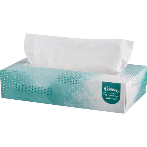 Papiers-mouchoirs Naturals de Kleenex, 2 pli, 8,4" lo x 8" la, 125 feuilles/boîte Infinity Industrial Services Inc.