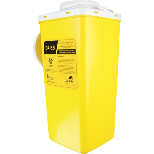 Biomedical Sharps Disposal Internal Container, 4 L Capacity Infinity Industrial Services Inc.