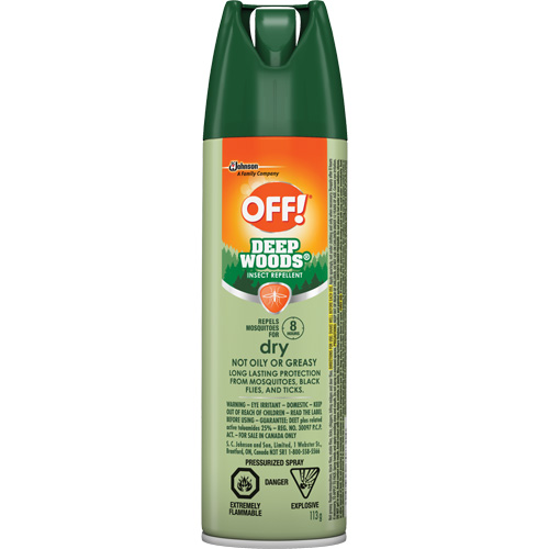 Insectifuge Off! R&eacute;gions sauvages, DEET &agrave; 25 %, A&eacute;rosol, 113 g Infinity Industrial Services Inc.