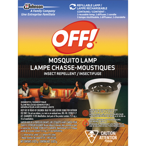 Lampe chasse-moustiques Off! PowerPad, Sans DEET, Lampe,  Infinity Industrial Services Inc.
