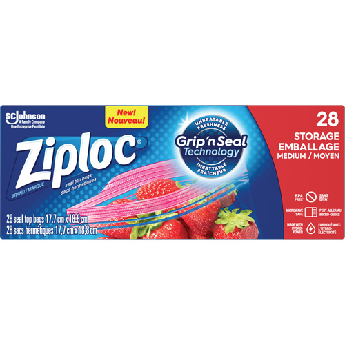 Ziploc&reg; Storage Bags Infinity Industrial Services Inc.
