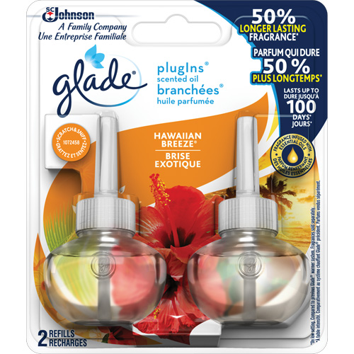 Glade&reg; PlugIns&reg; Scented Oil Refills, Hawaiian Breeze&reg;, Cartridge Infinity Industrial Services Inc.