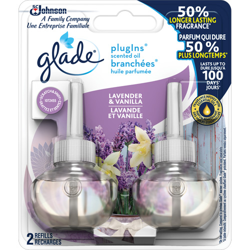 Glade&reg; PlugIns&reg; Scented Oil Refills, Lavender & Vanilla, Cartridge Infinity Industrial Services Inc.