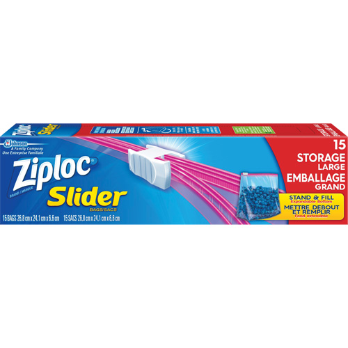 Sacs d'emballage &agrave; glissi&egrave;re Ziploc Infinity Industrial Services Inc.