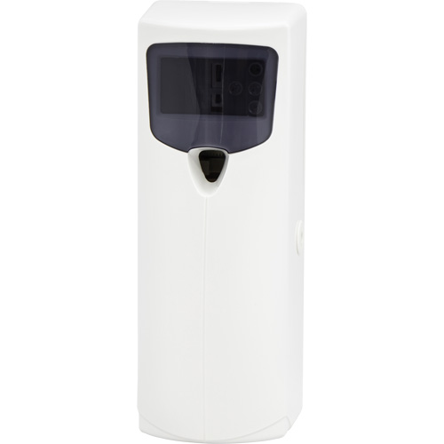 Distributeur de d&eacute;sodorisant a&eacute;rosol en doses mesur&eacute;es Stratus III Slimline Infinity Industrial Services Inc.