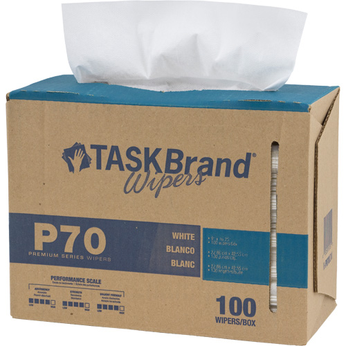 Chiffons de premi&egrave;re qualit&eacute; P70 TaskBrand, Robuste, 16-3/4" lo x 8-1/4" la Infinity Industrial Services Inc.