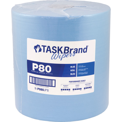 Chiffons de premi&egrave;re qualit&eacute; P80 TaskBrand, Robuste, 13" lo x 12" la Infinity Industrial Services Inc.