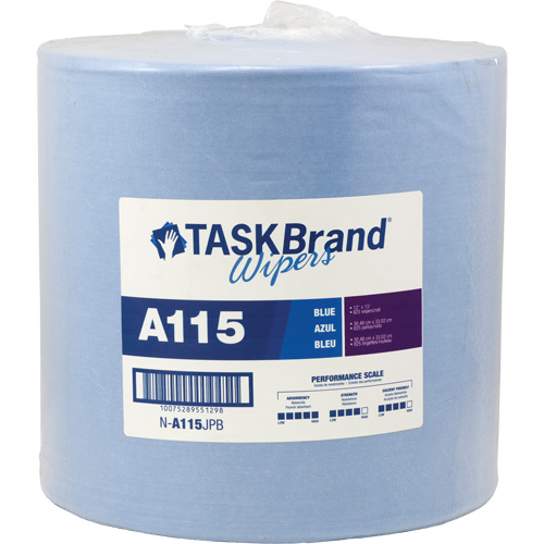 Chiffons &agrave; haut rendement A115 TaskBrand, Robuste, 13" lo x 12" la Infinity Industrial Services Inc.